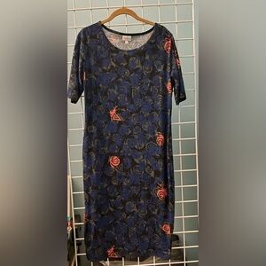 NWT LuLaRoe XL Julia Floral Tunic Dress